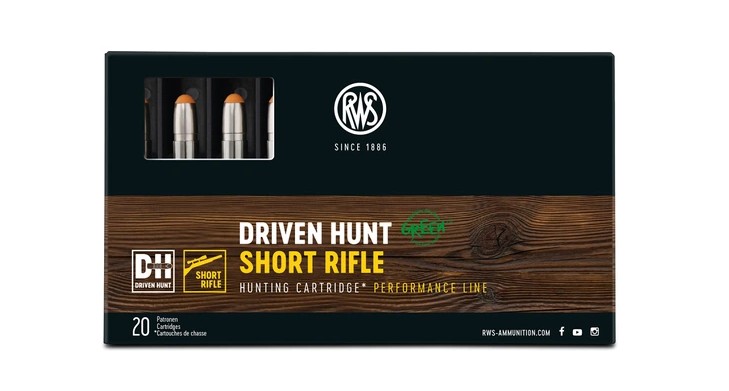 RWS .308 Win. Driven Hunt Short Rifle 9,7g/150grs.